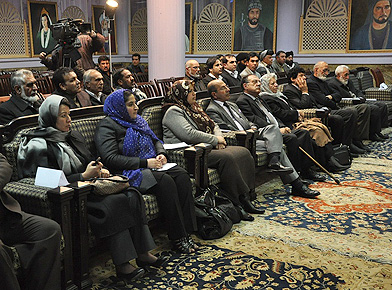 View of the audience