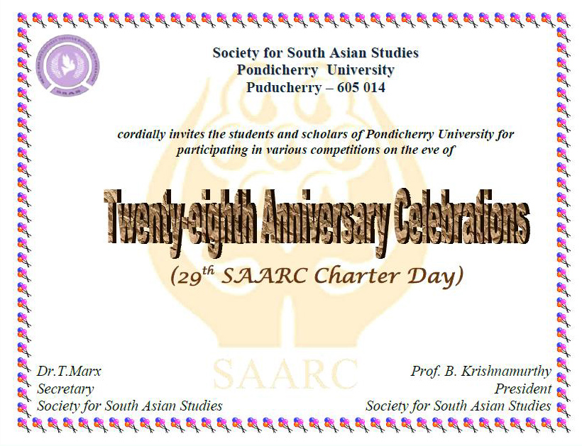 SAARC Celebration at Puducherry