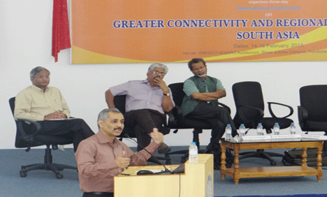 The South Asian region, although connected through almost all means of transportation (railways, sea, road and air) has very low intra-region trade. Currently regional trade in South Asia is about $10.4 billion — just five per cent of the area’s total trade.