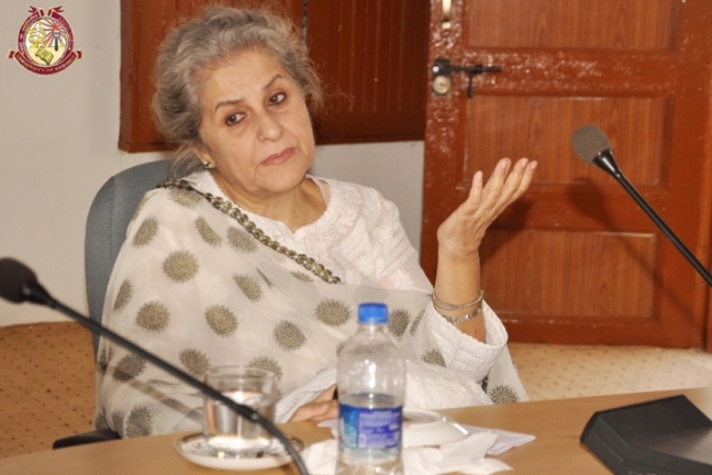 Dr. Syeda Hameed, Sr. Vice Chairperson, SAF-India attending meeting at UMIKS