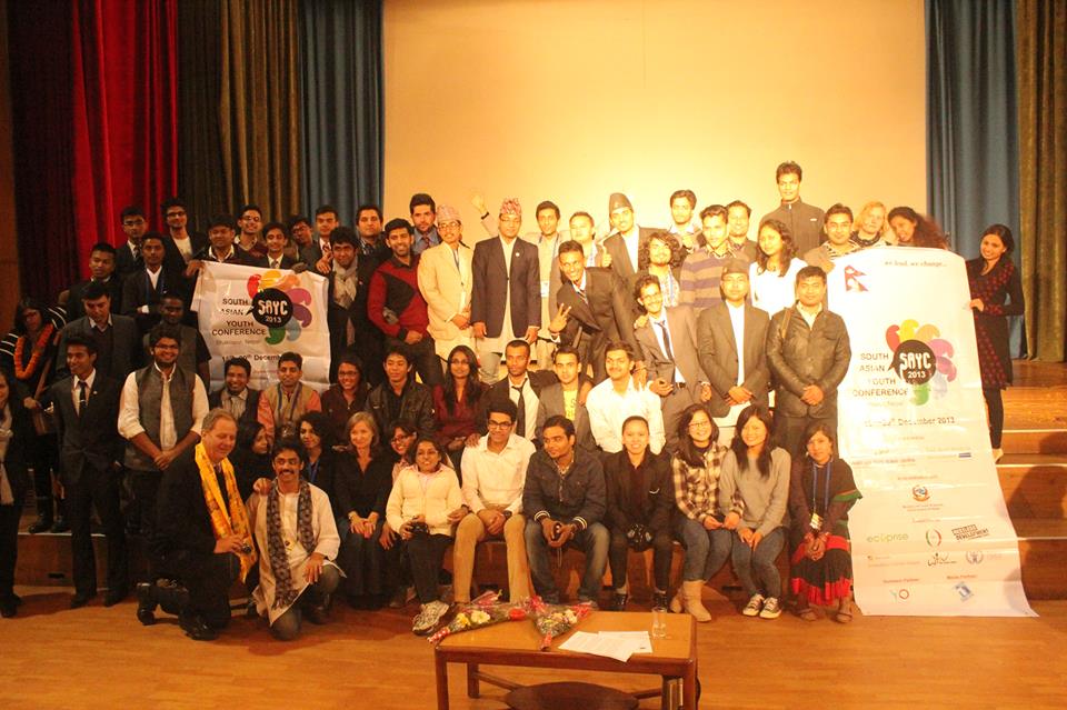 the inaugural ceremony on 15th Dec, 2013 Rato Bangla School, Patan Dhoka
