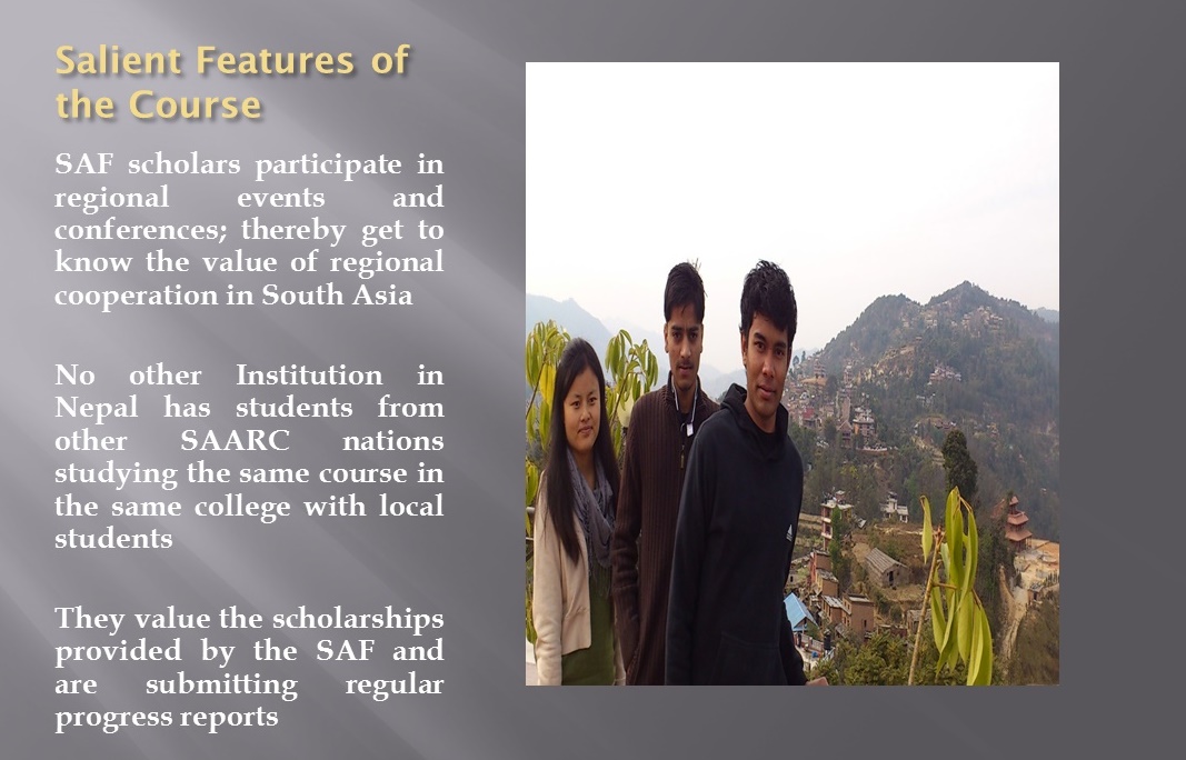 Madanjeet Singh Inistitute of Excellence - SAF- Nepal  Updated by Sunil Binjola