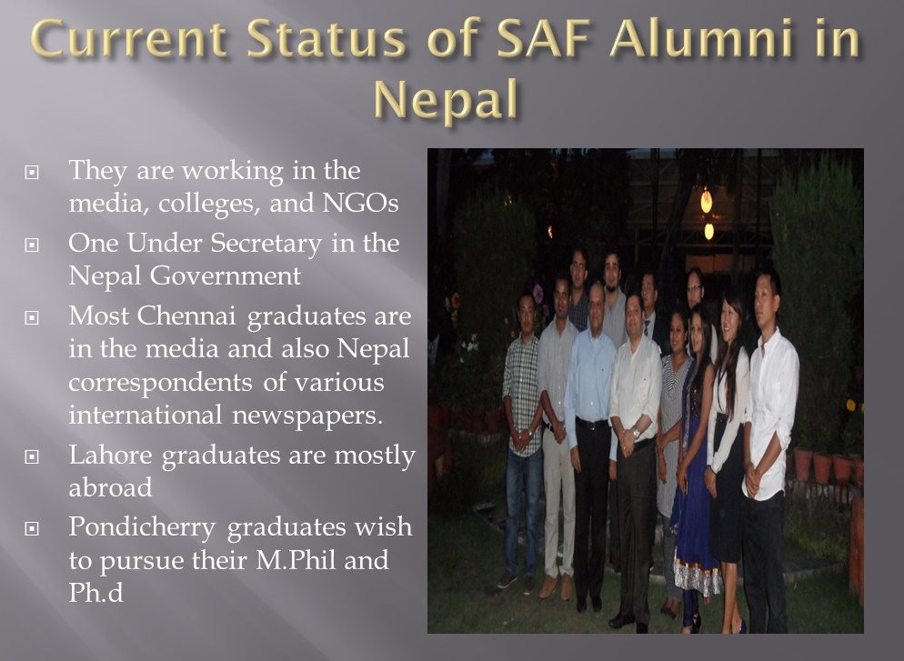 Madanjeet Singh Inistitute of Excellence - SAF- Nepal  Updated by Sunil Binjola