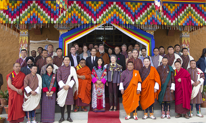 MSF SAF Nepal Family with  Her Royal Hignes Ashi Chimi Yagzom Wangchuk and with Ministers