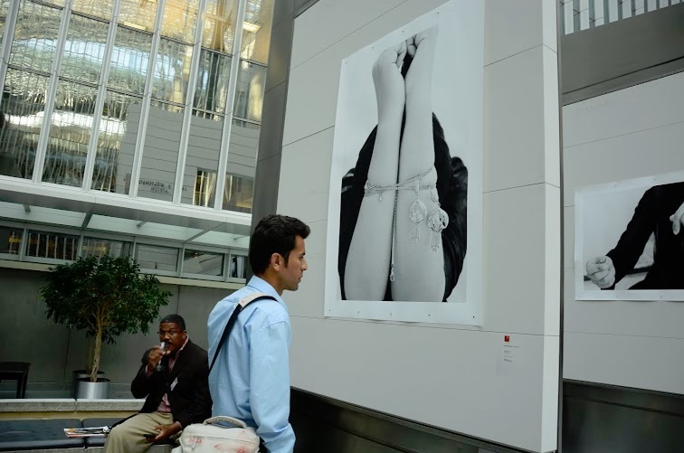 Hanifa Alizada.  Real Life, 2013. black-and-white digital photograph h 150.71cm x 100.47cm