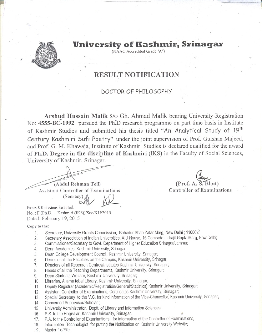 South Asia Foundation India Congratulate Mr Hussain Malik 
