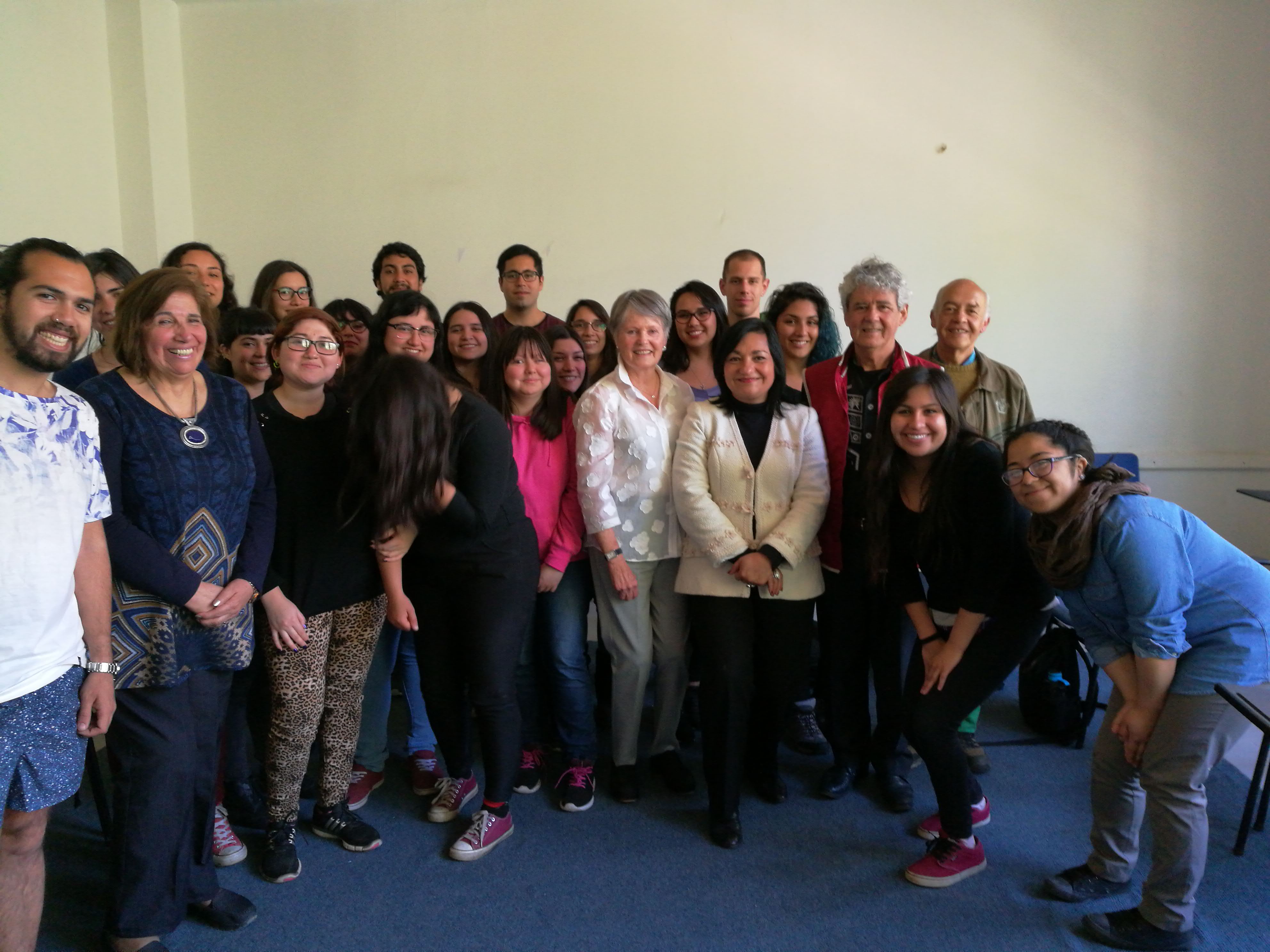 Mme. France Marquet Trustee MSF with Students