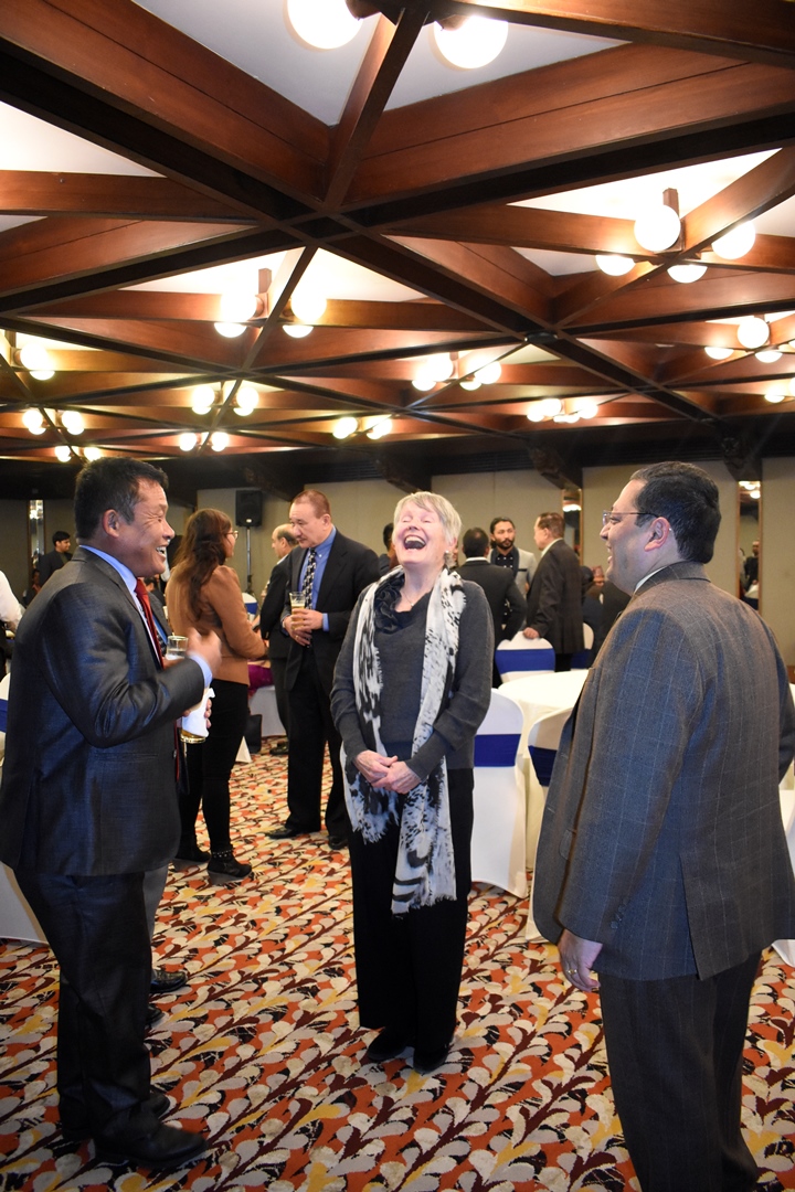 Meeting of SAF Alumni on a Dinner hosted by Dr. Nishchal Nath Pandey, Chaiperson-SAF Nepal