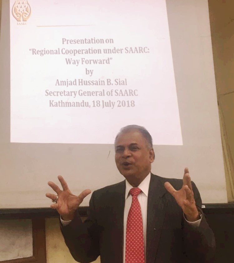 H. E. Mr. Amjad Hussain B. Sial, Secretary General of SAARC