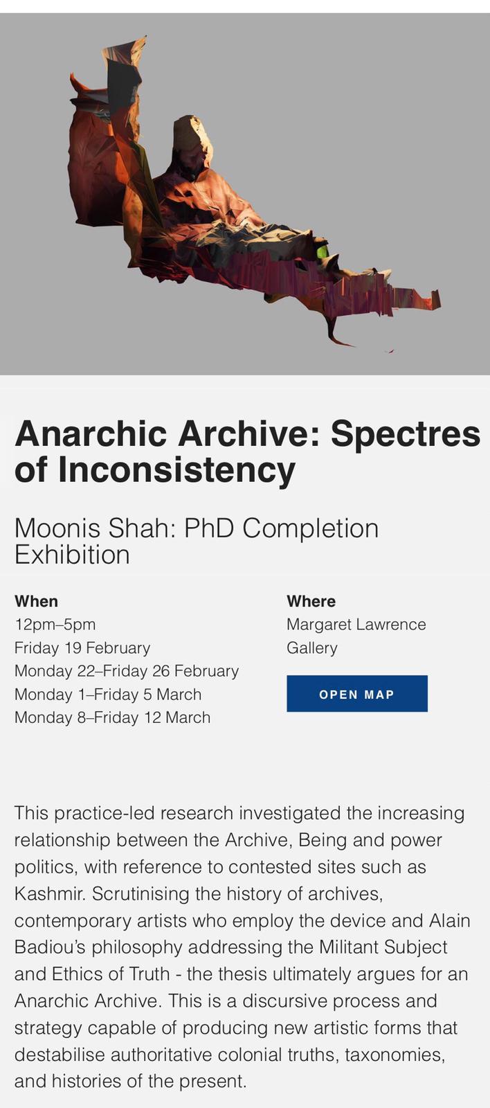 Anarchie Archive: Spectres of Inconsistency