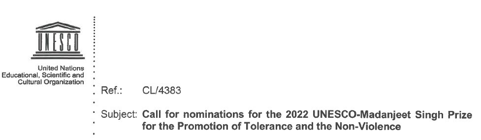 Letter from DG-UNESCO