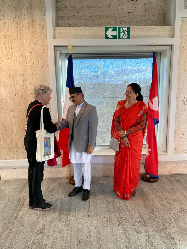 France-Marquet-South-Asia-Foundation-HE Mr and Mrs Dipak Adhikari.