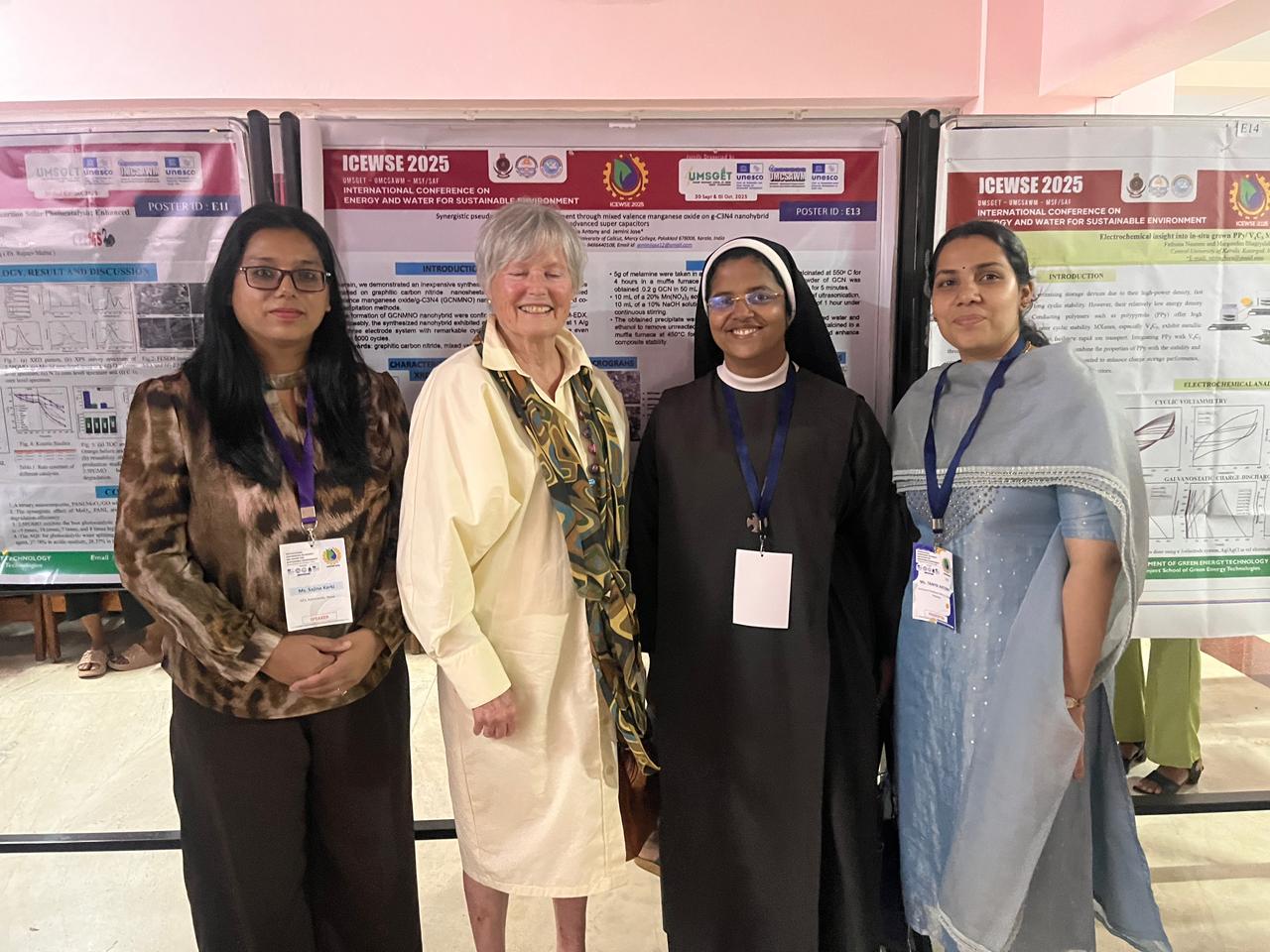 Madam France Marquet, SAF Representative to UNESCO, Engages with Pondicherry University Leadership and ICEWSE 2025 Participants