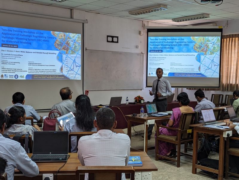𝐔𝐌𝐂𝐒𝐀𝐖𝐌 𝐓𝐰𝐨-𝐝𝐚𝐲 𝐓𝐫𝐚𝐢𝐧𝐢𝐧𝐠 𝐖𝐨𝐫𝐤𝐬𝐡𝐨𝐩 𝐨𝐧 𝐭𝐡𝐞 𝐀𝐩𝐩𝐥𝐢𝐜𝐚𝐭𝐢𝐨𝐧 𝐨𝐟 𝐇𝐲𝐝𝐫𝐨𝐥𝐨𝐠𝐢𝐜 𝐄𝐧𝐠𝐢𝐧𝐞𝐞𝐫𝐢𝐧𝐠 𝐂𝐞𝐧𝐭𝐫𝐞'𝐬 𝐇𝐲𝐝𝐫𝐨𝐥𝐨𝐠𝐢𝐜 𝐌𝐨𝐝𝐞𝐥𝐢𝐧𝐠 𝐒𝐲𝐬𝐭𝐞𝐦 (𝐇𝐄𝐂-𝐇𝐌𝐒) 𝐟𝐨𝐫 𝐖𝐚𝐭𝐞𝐫𝐬𝐡𝐞𝐝 𝐌𝐨𝐝𝐞𝐥𝐢𝐧𝐠