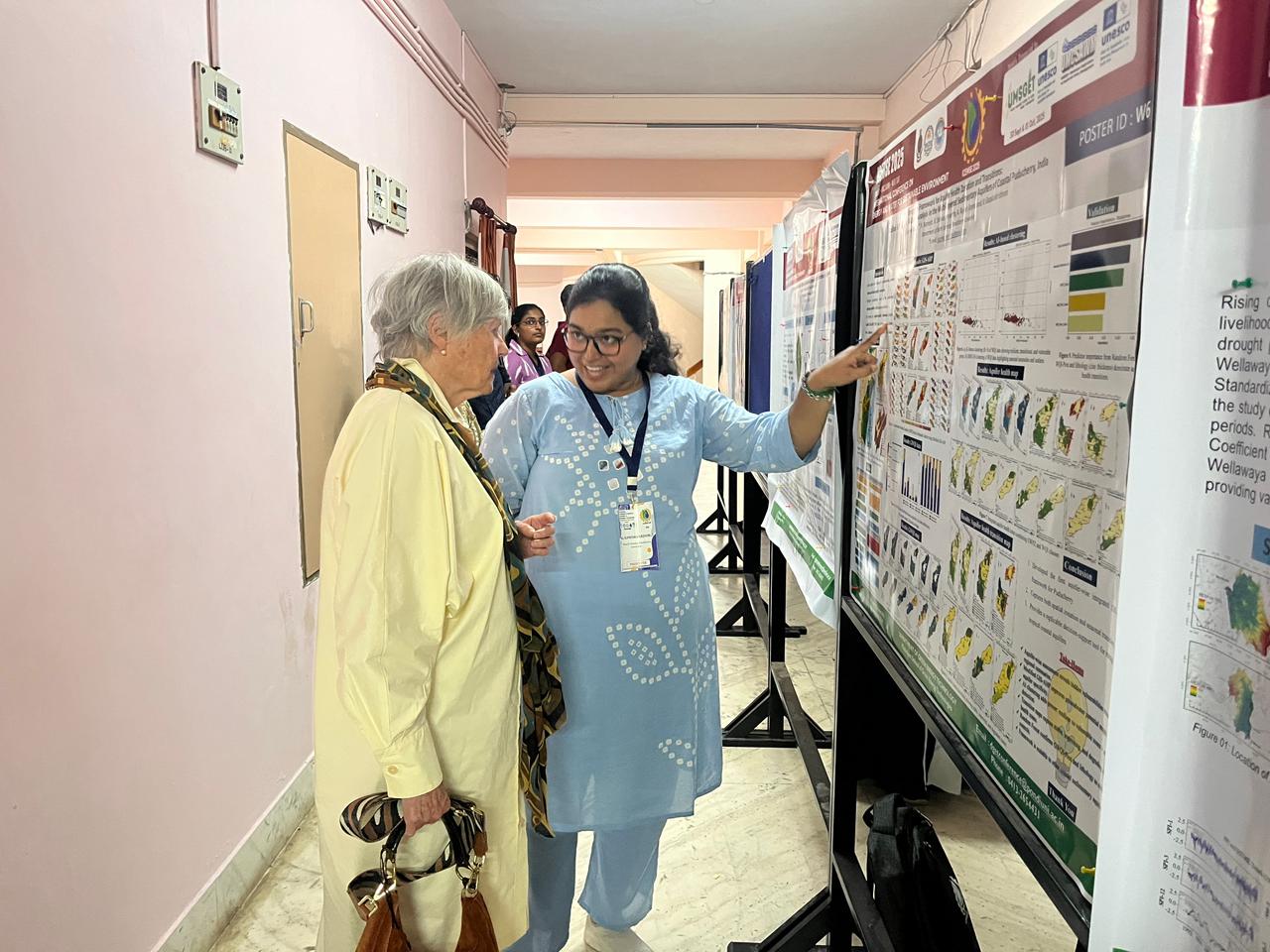 Madam France Marquet, SAF Representative to UNESCO, Engages with Pondicherry University Leadership and ICEWSE 2025 Participants