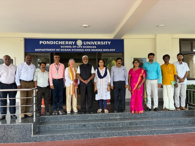 Madame France Marquet Visits Pondicherry University, Strengthening Academic and Global Partnerships