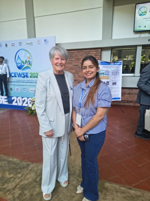 Madam France Marquet, Principal Trustee of MSF, Meets Ms. Utsaha Pahadi at ICEWSE 2026