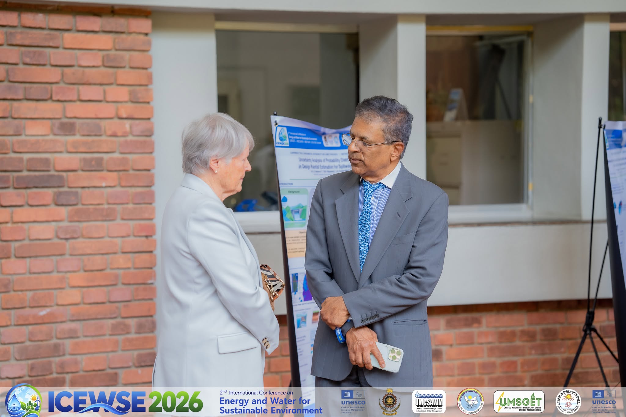 Madame France Marquet, SAF Representative to UNESCO, Engages with Pondicherry University Leadership and ICEWSE 2026 Participants